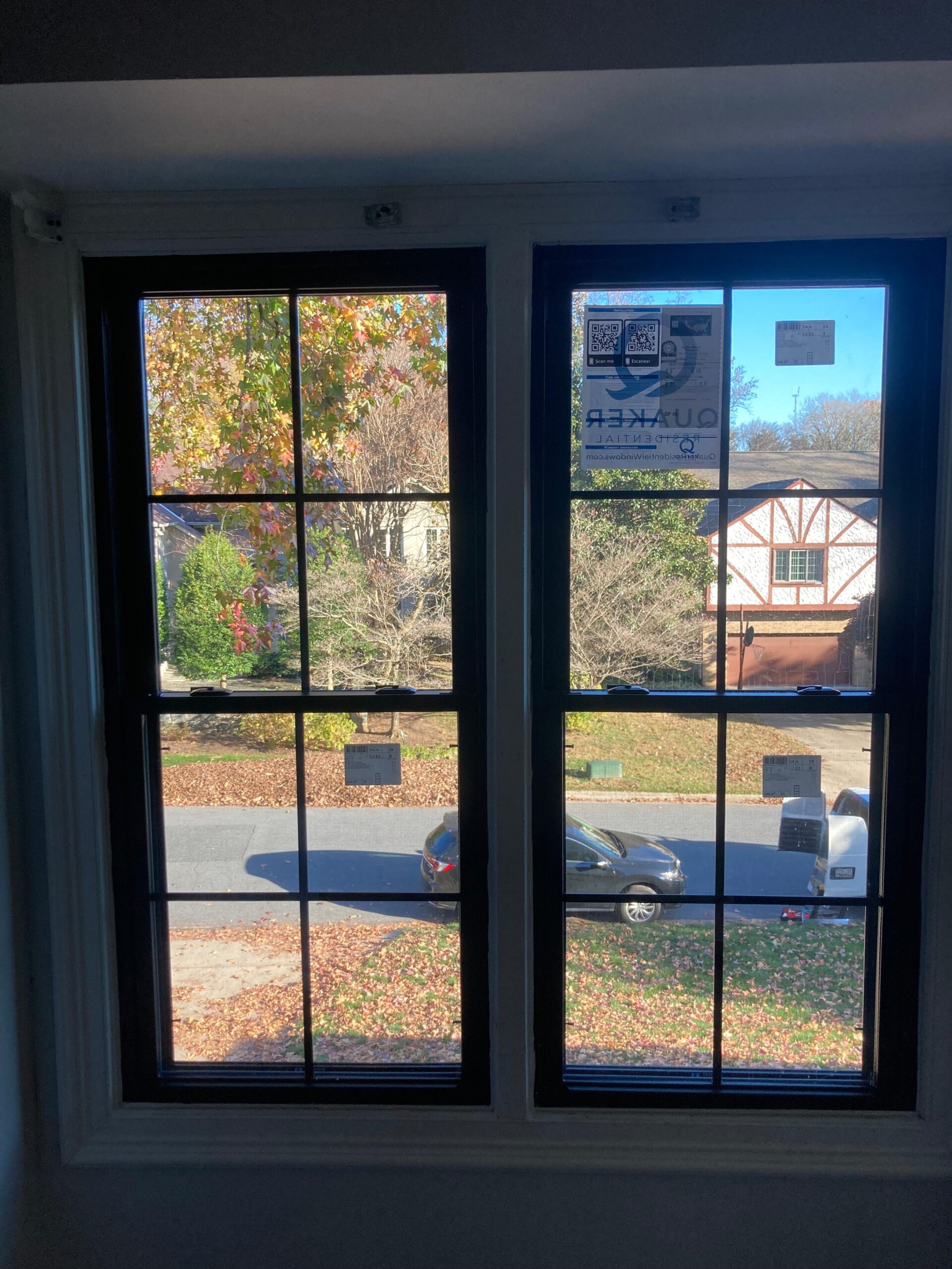 black-frame-window-installation